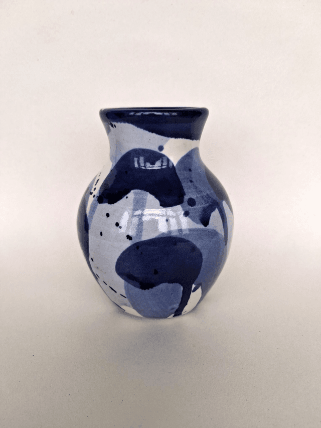 Blue shades vase 4